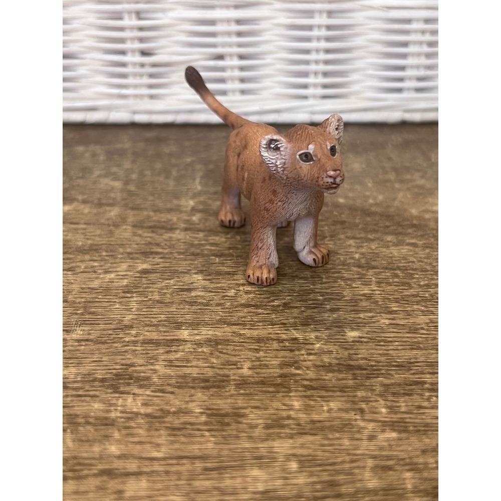Schleich Standing Male Lion Cub Figure Play Animals Wildlife 2006 Retired Toy